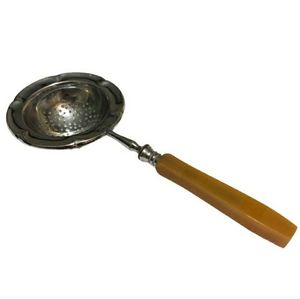 Vintage Flower Tea Strainer with Bakelite HandleVintage!